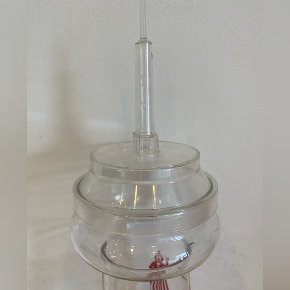 Vintage CN Tower Souvenir Cocktail Glass with Lid - Clown, Recipe, Toronto - Picture 3 of 4